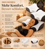 Orthopädisches Kopfkissen - Ergonomische Nackenstütze für erholsamen Schlaf - Apexdirectstore