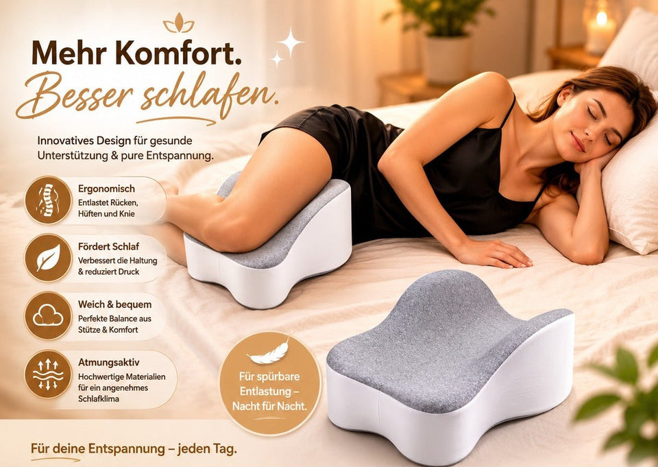 Bequemes Kniekissen für Seitenschläfer - Apexdirectstore