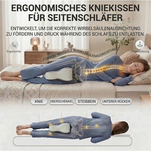 Bequemes Kniekissen für Seitenschläfer