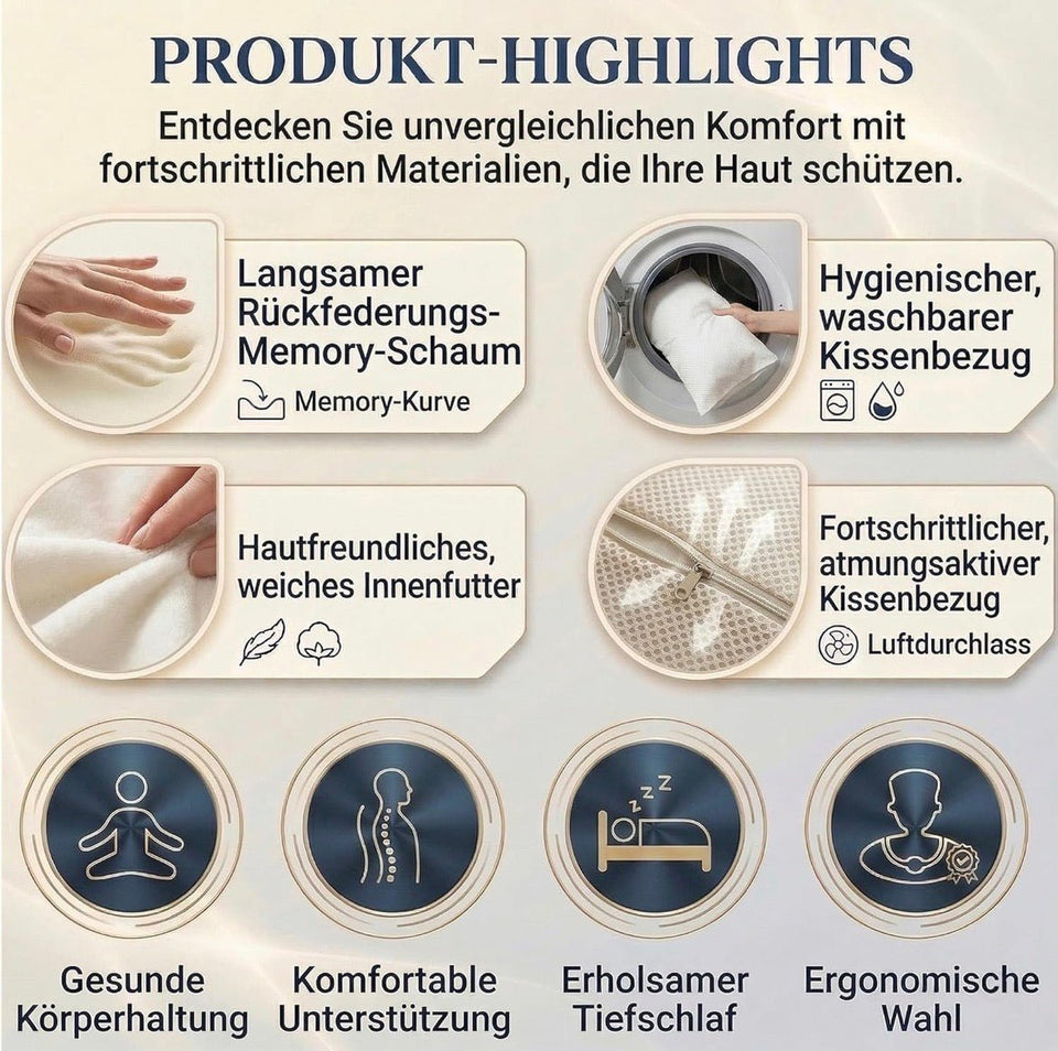 Bequemes Kniekissen für Seitenschläfer - Apexdirectstore